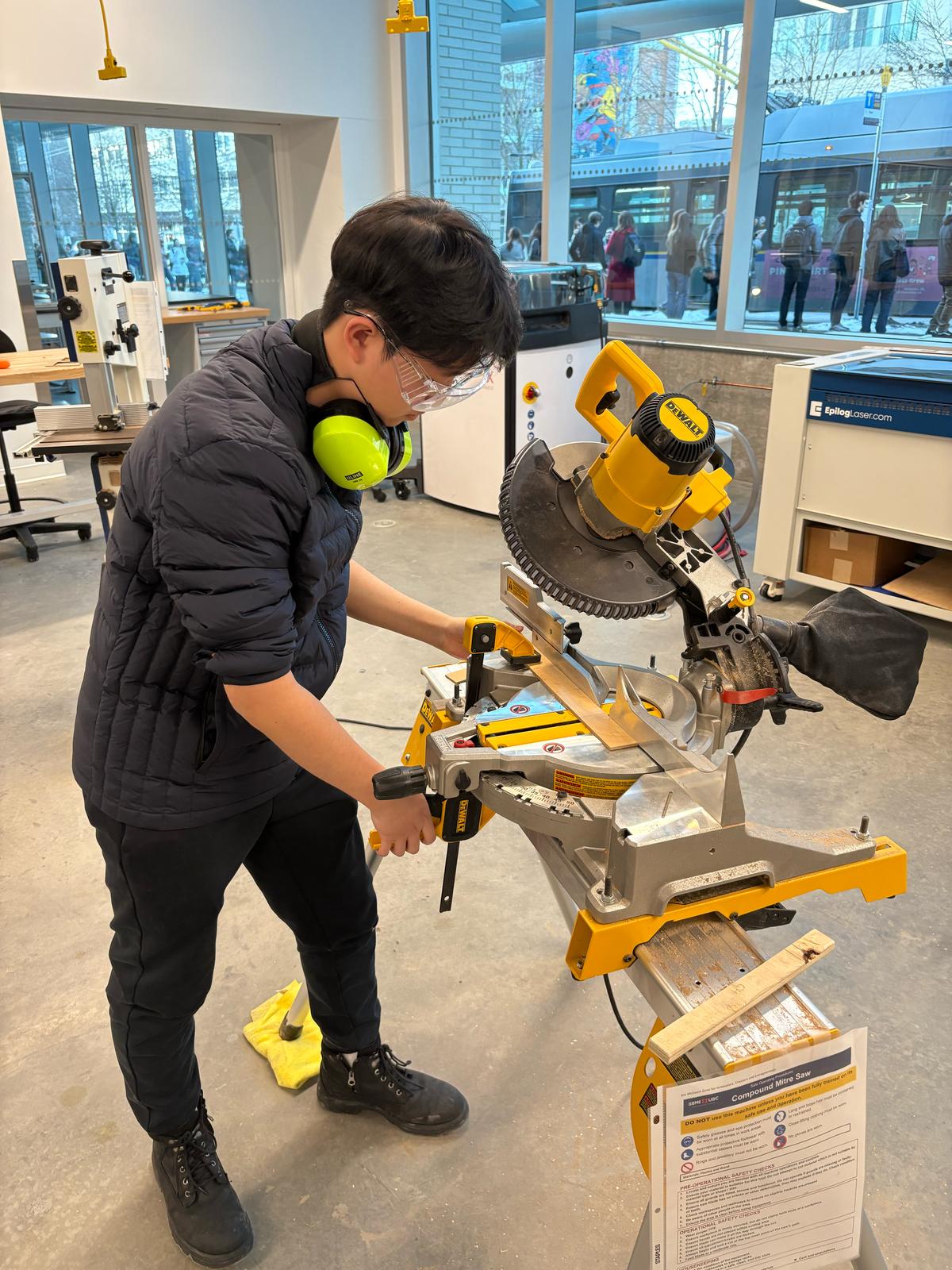 Training in the SBME Makerspace.