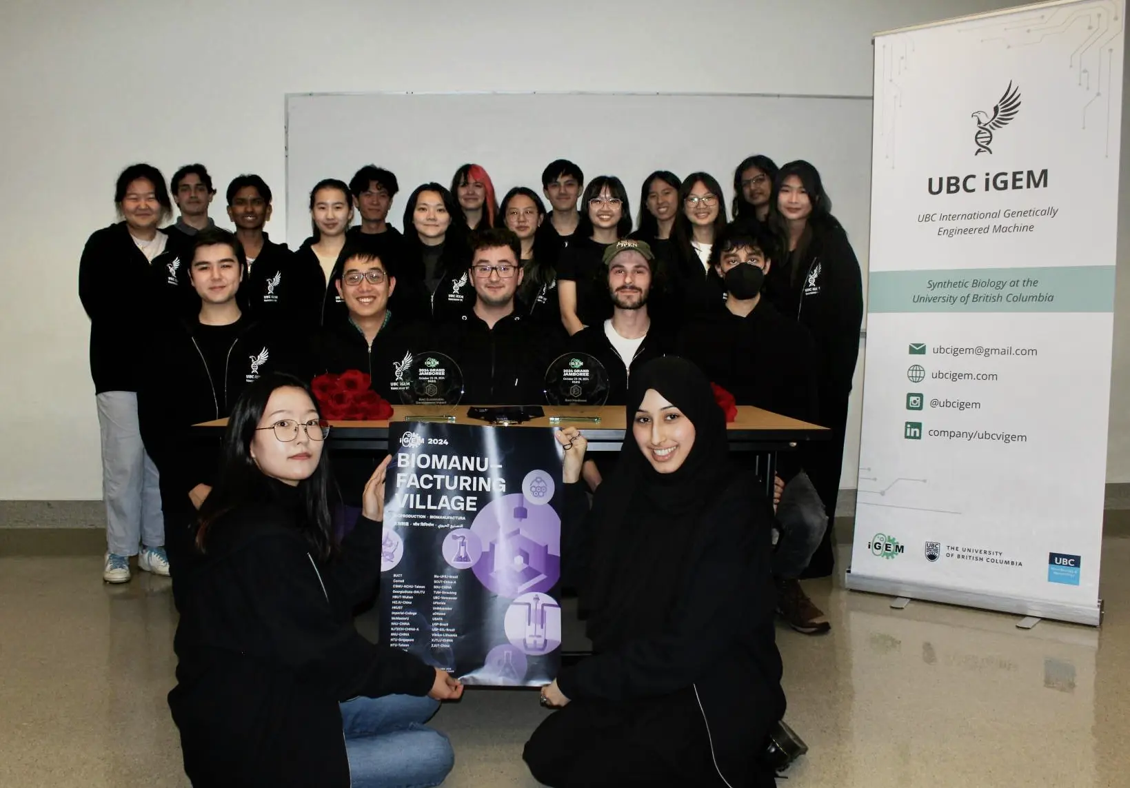 The UBC iGEM team in 2024.